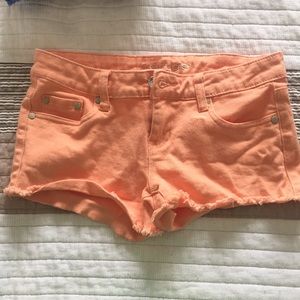 Peach shorts
